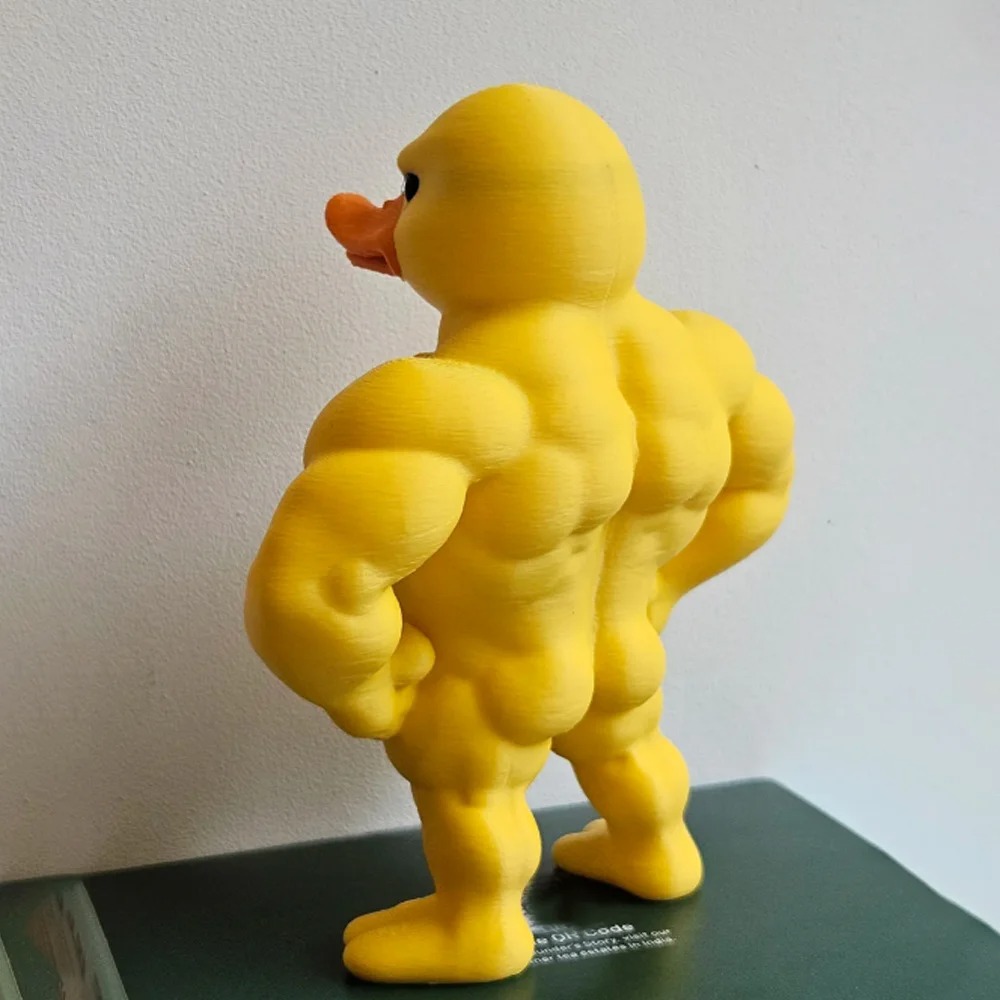 Muscle Duck Statue -3D Desktop - огляд і ціна Art Craft Duck