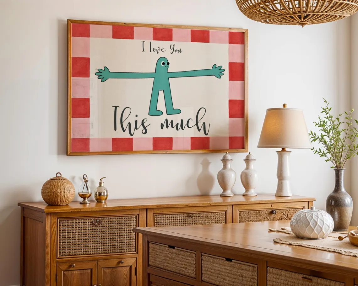 I Love You This Much Wall Art  - огляд і ціна Art Craft Love