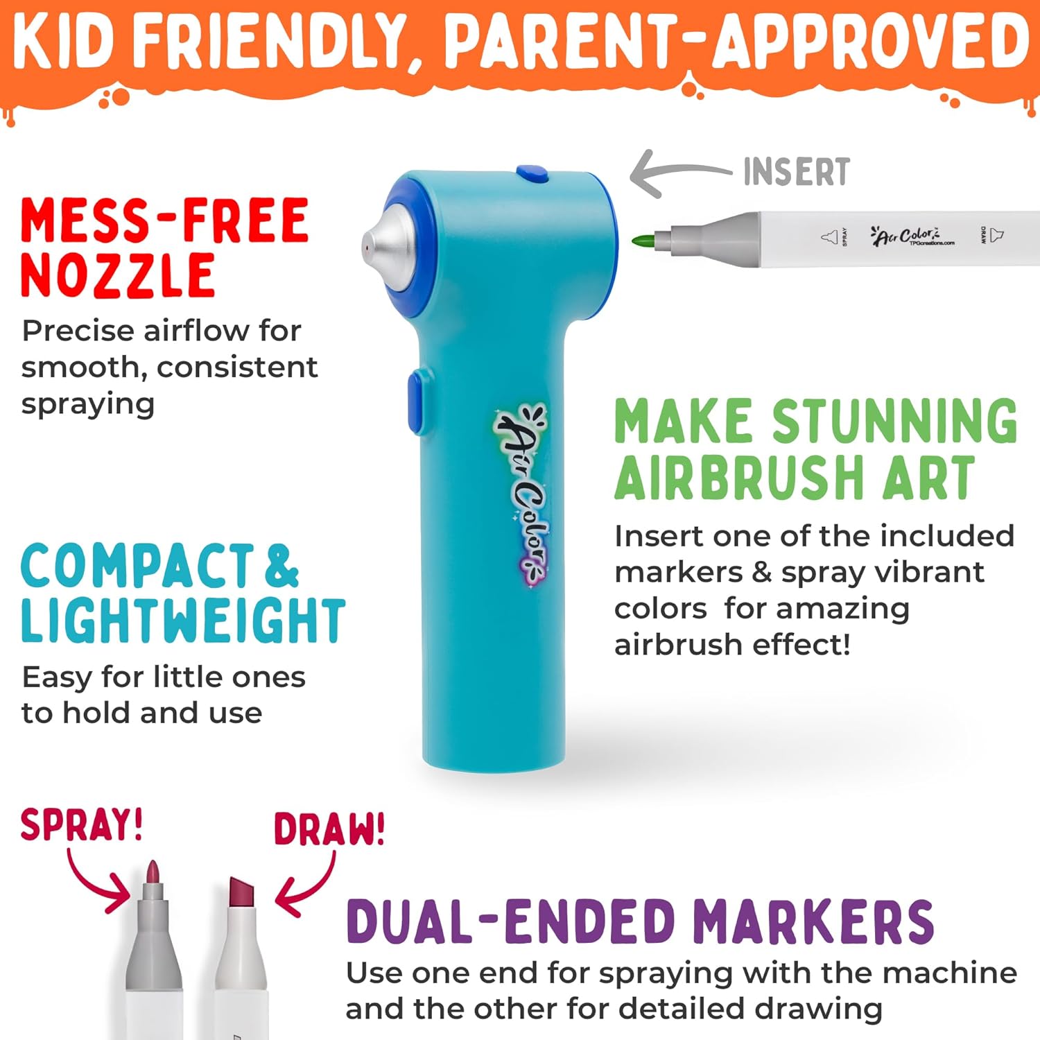 Cordless Airbrush Marker Kit f - огляд і ціна Art Craft Kits For Kids