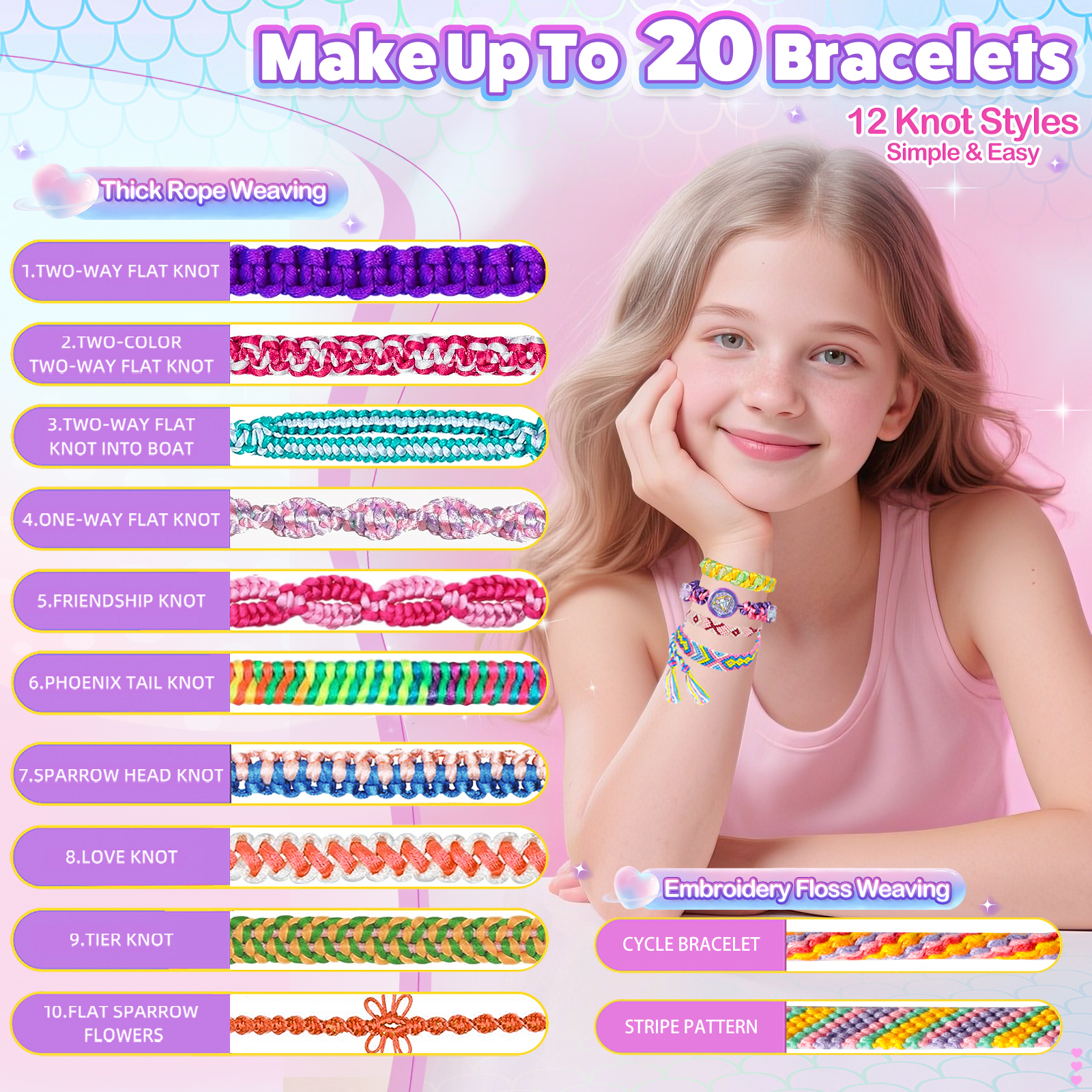 Friendship Bracelet Making Kit - огляд і ціна Art Craft Ideas For Kids