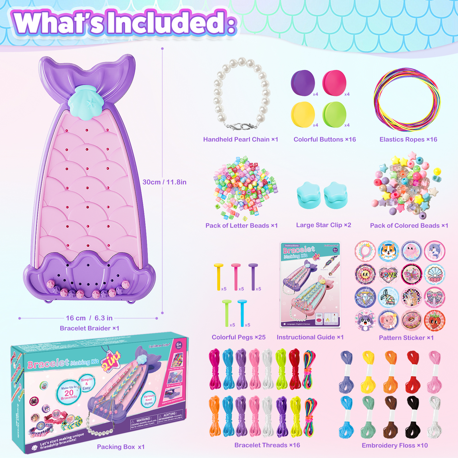 Friendship Bracelet Making Kit - огляд і ціна Art Craft Ideas For Kids